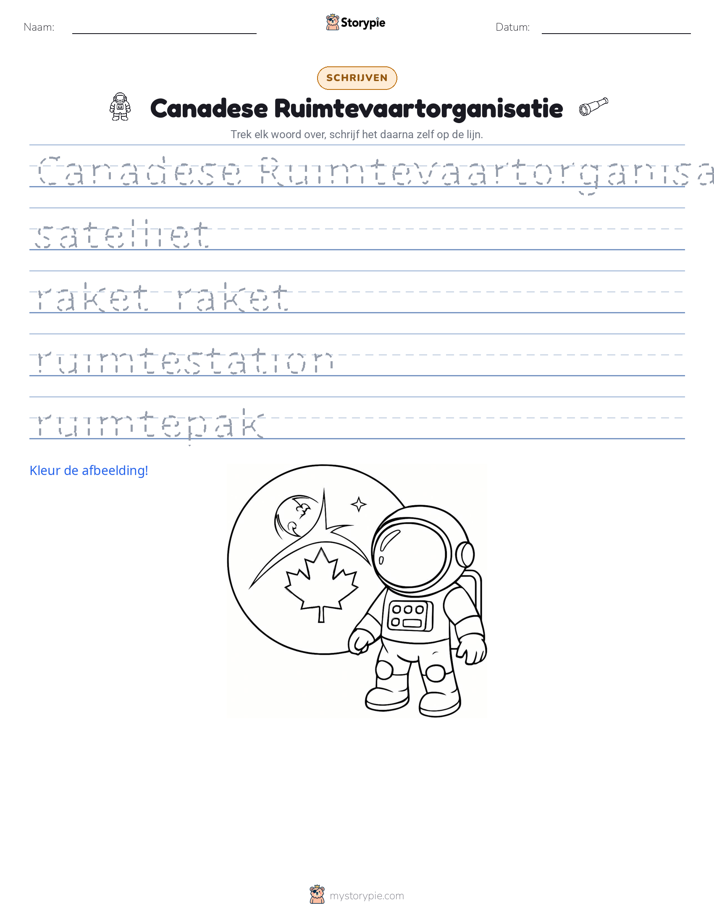 Schrijf Oefening
