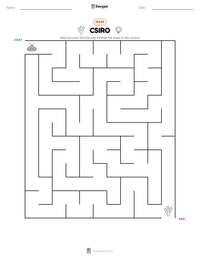 CSIRO printable worksheet preview