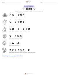 Anteprima della scheda stampabile di CSIRO