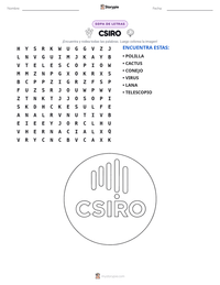 Vista previa de la hoja de trabajo imprimible de CSIRO