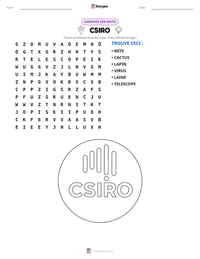 Aperçu de la feuille de travail imprimable CSIRO