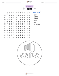 CSIRO afdrukbare werkblad voorbeeld