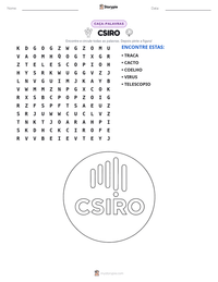 Prévia da folha de atividades imprimível CSIRO