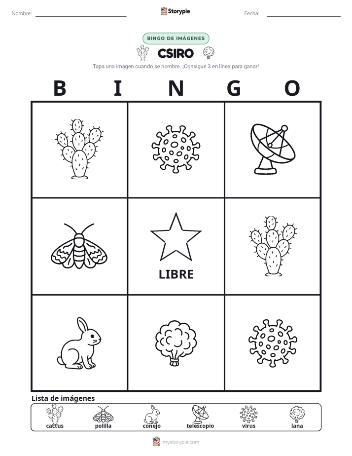 Bingo de Imágenes