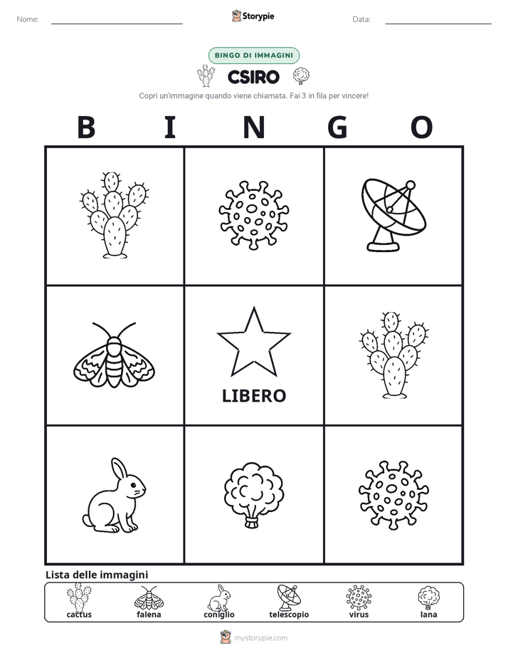Bingo delle Immagini