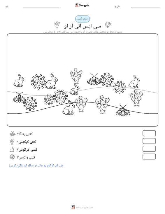 گنتی کا منظر