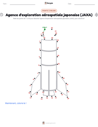Aperçu de la feuille de travail imprimable Agence d'exploration aérospatiale japonaise (JAXA)