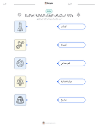 معاينة ورقة العمل القابلة للطباعة وكالة استكشاف الفضاء اليابانية (جاكسا)