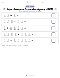 Japan Aerospace Exploration Agency (JAXA) printable worksheet preview