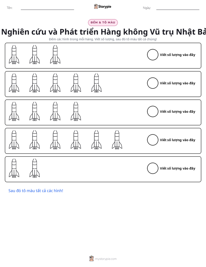 Đếm & Tô Màu