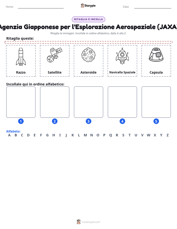 Taglia & Incolla Alfabeto