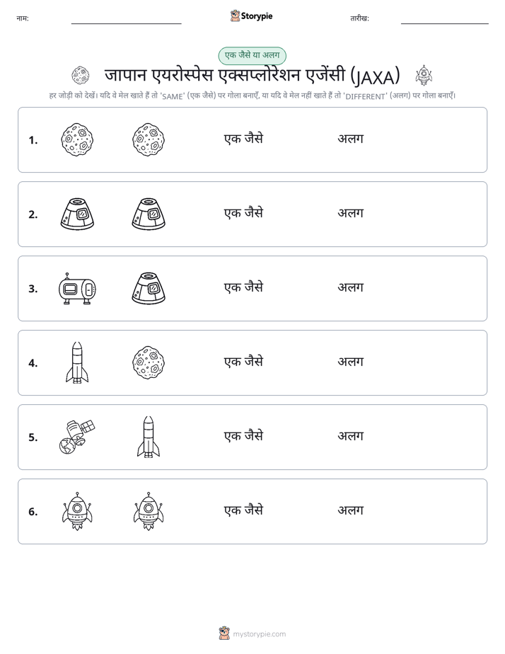 समान या भिन्न