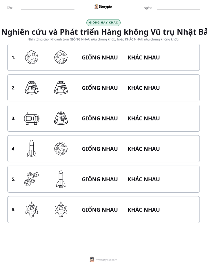 Giống Hay Khác