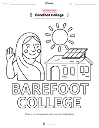 Barefoot College printable worksheet preview