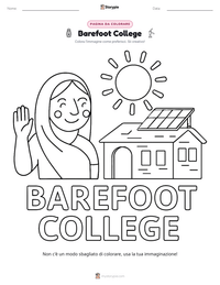 Anteprima della scheda stampabile di Barefoot College