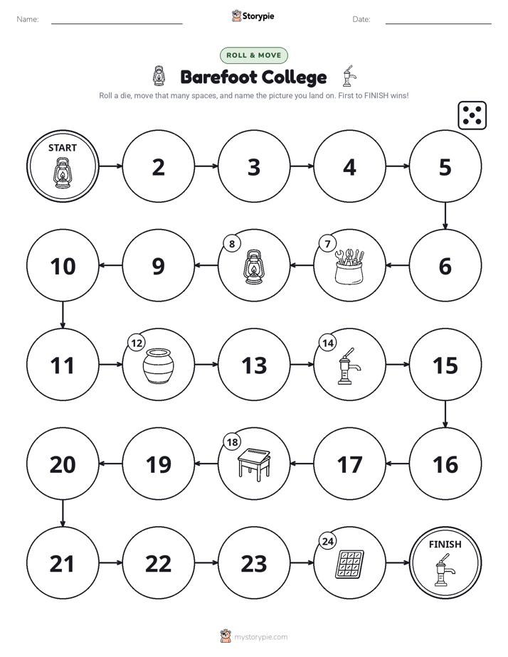 Roll & Move Game