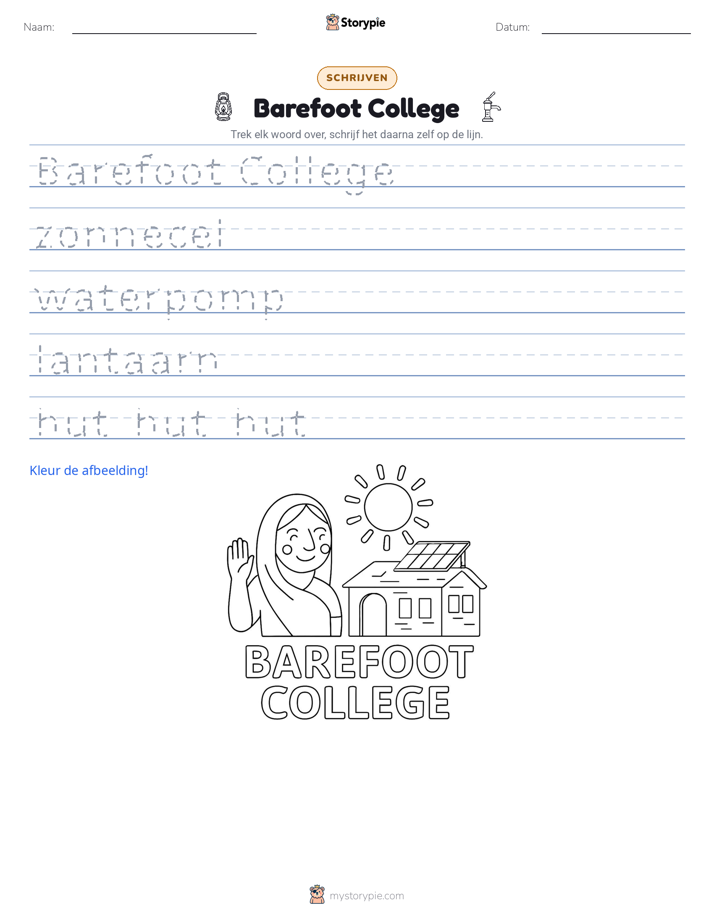 Schrijf Oefening