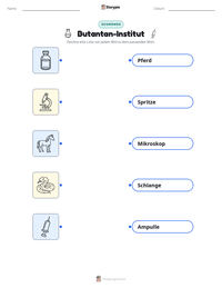 Butantan-Institut druckbare Arbeitsblatt Vorschau
