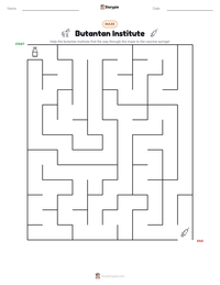 Butantan Institute printable worksheet preview