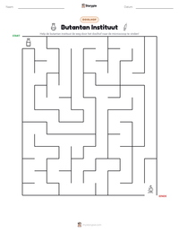 Butantan Instituut afdrukbare werkblad voorbeeld