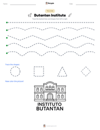 Butantan Institute printable worksheet preview
