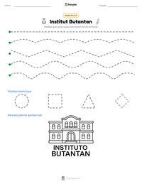 Prabaca lembar kerja cetak Institut Butantan