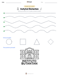 Podgląd drukowalnego arkusza ćwiczeń Instytut Butantan
