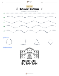 Butantan Enstitüsü yazdırılabilir çalışma sayfası önizlemesi