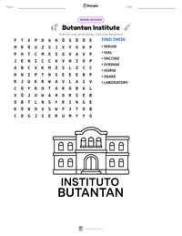 Butantan Institute printable worksheet preview