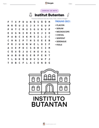 Aperçu de la feuille de travail imprimable Institut Butantan