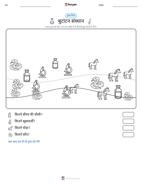 गिनती दृश्य
