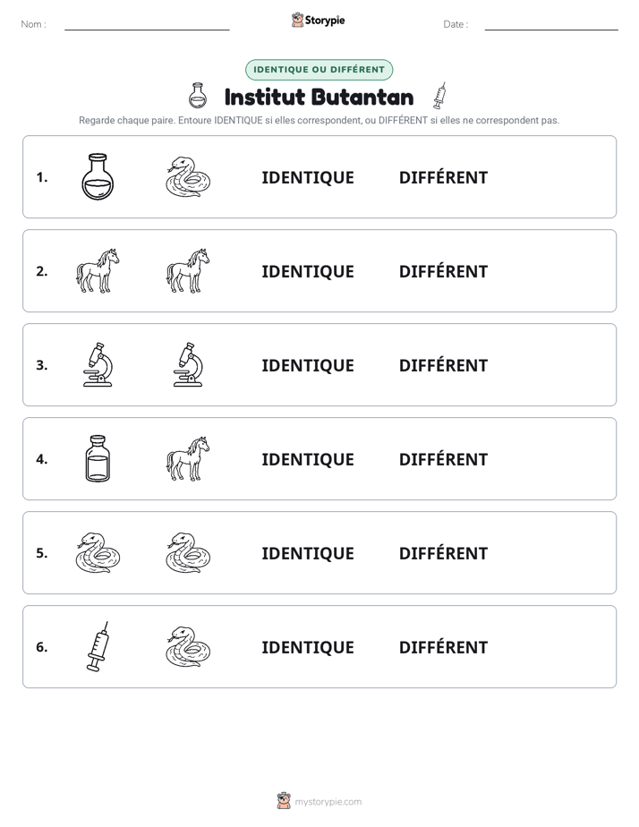 Identique ou Différent