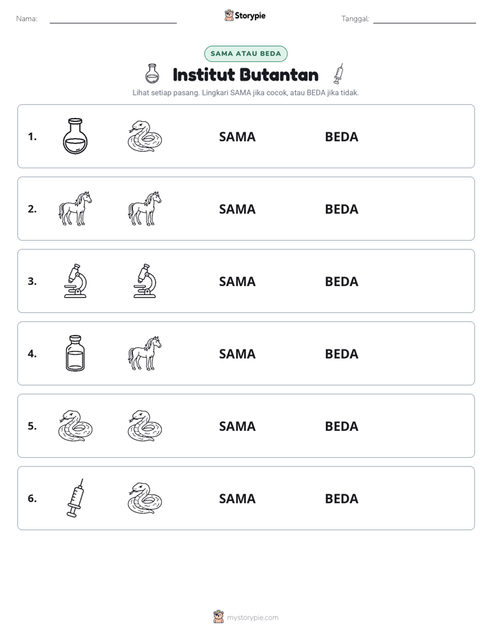 Sama atau Berbeda