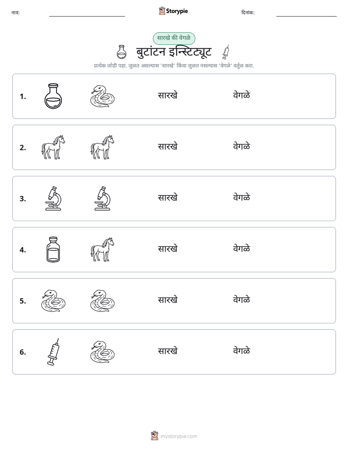 समान की भिन्न