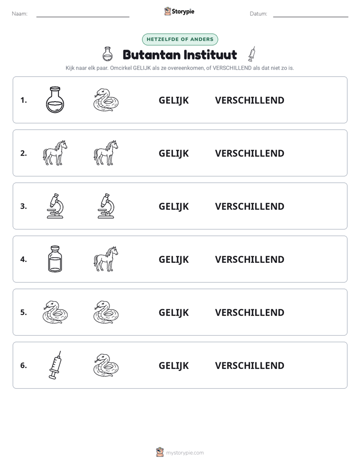 Zelfde of Verschillend