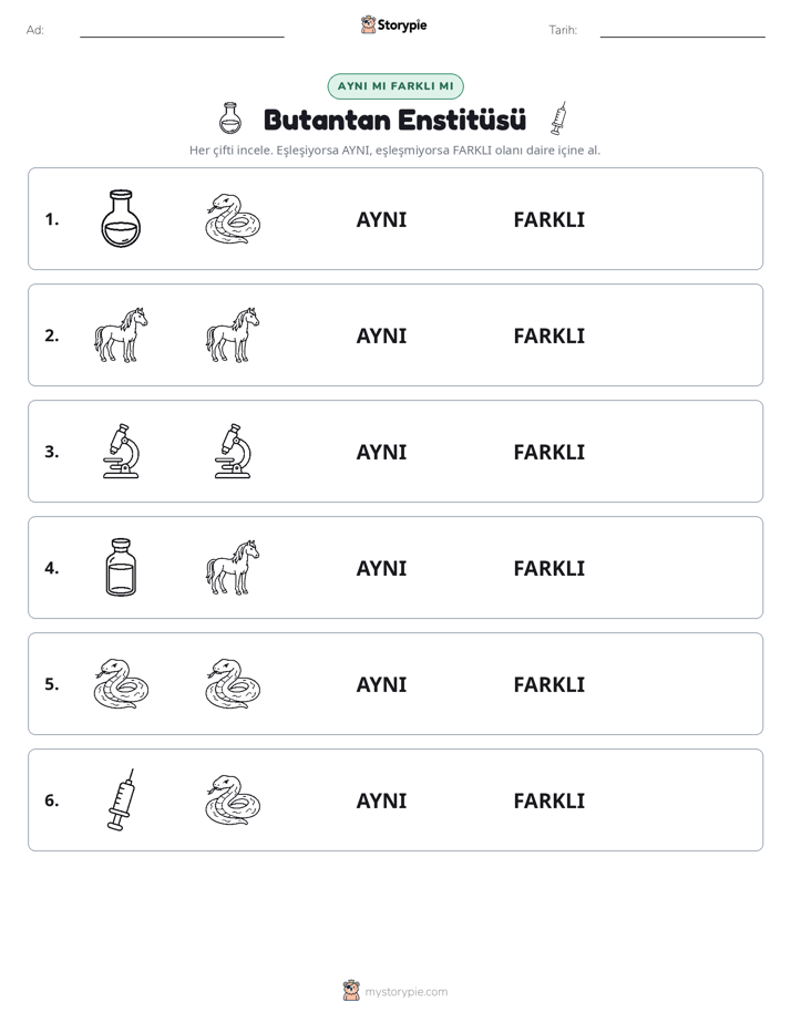Aynı mı Farklı mı