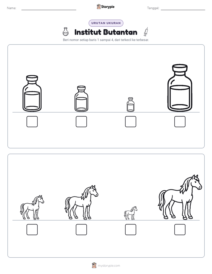 Urutan Ukuran
