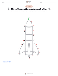 China National Space Administration printable worksheet preview