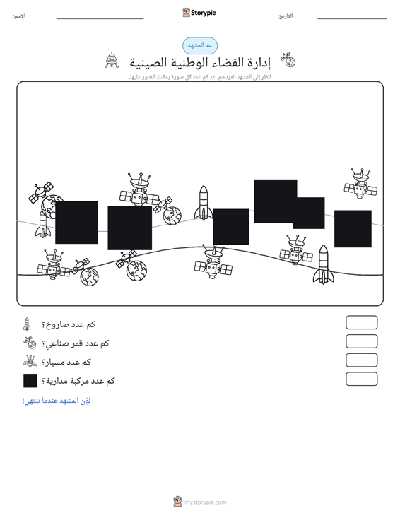 مشهد العد