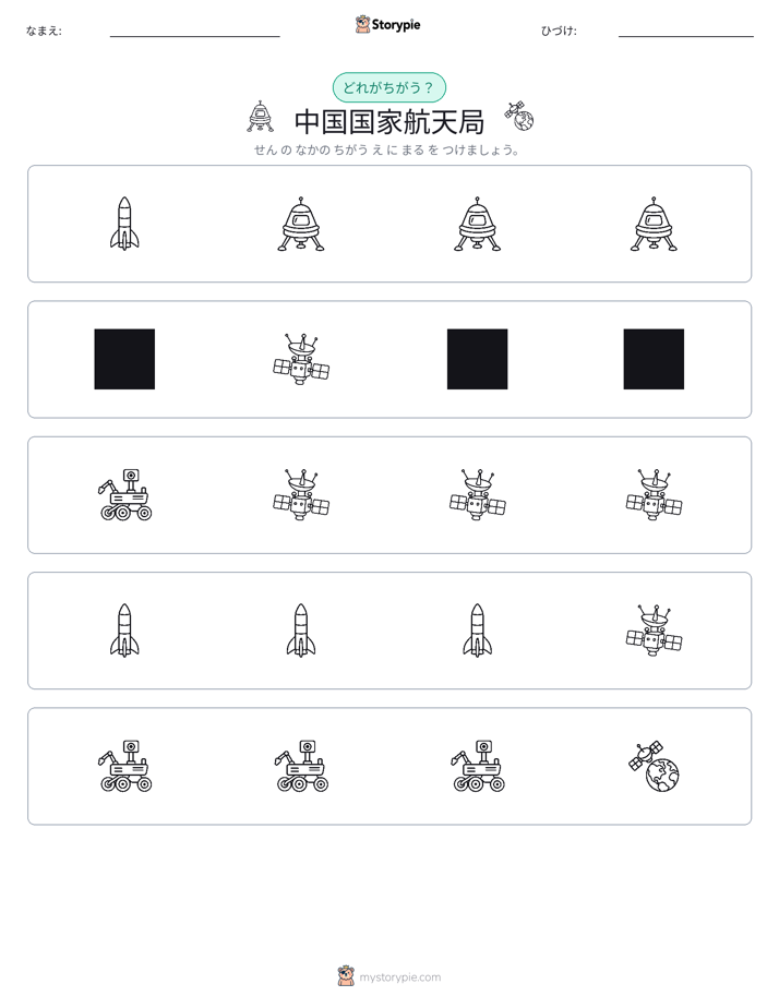 異なるものを見つけよう