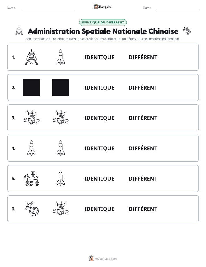 Identique ou Différent