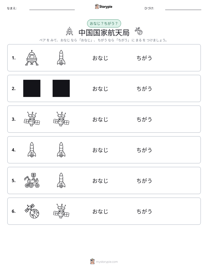 同じか違うか