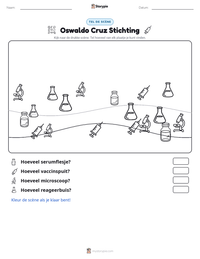 Oswaldo Cruz Stichting afdrukbare werkblad voorbeeld