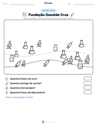 Prévia da folha de atividades imprimível Fundação Oswaldo Cruz