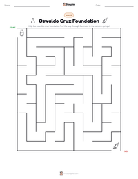 Oswaldo Cruz Foundation printable worksheet preview