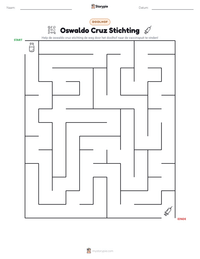 Oswaldo Cruz Stichting afdrukbare werkblad voorbeeld