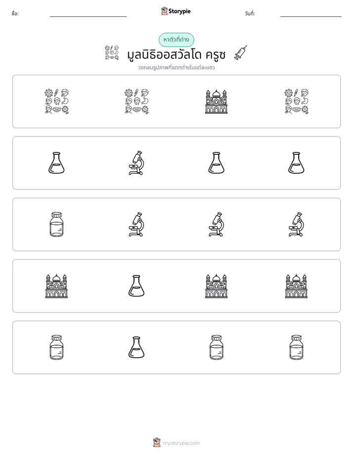 ตัวที่แตกต่าง