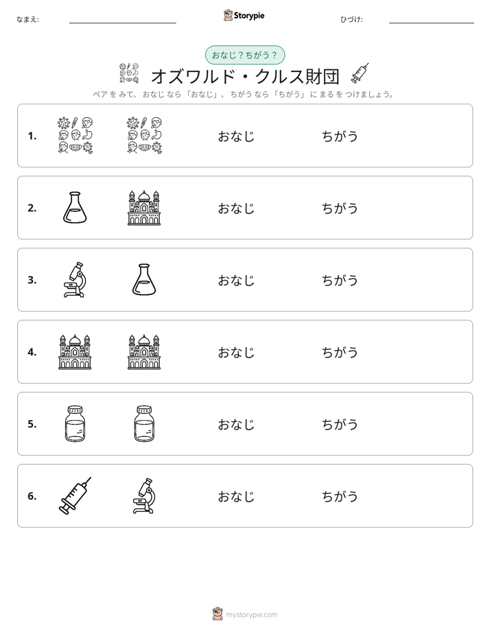 同じか違うか