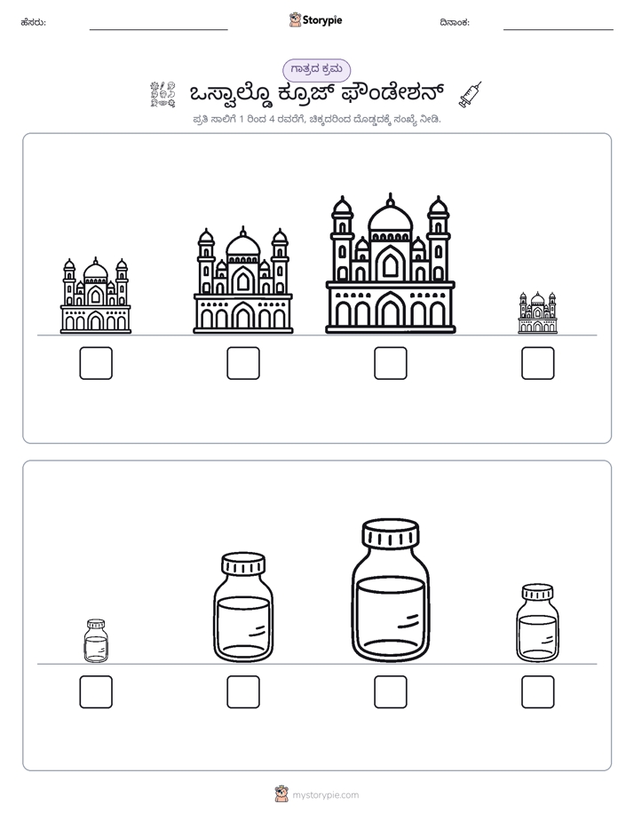 ಗಾತ್ರ ಕ್ರಮ
