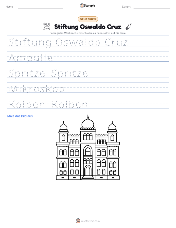 Schreibübung